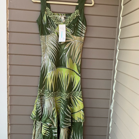 Ku De Ta Tropical Dress Womens Size small Green Small. - Picture 5 of 16